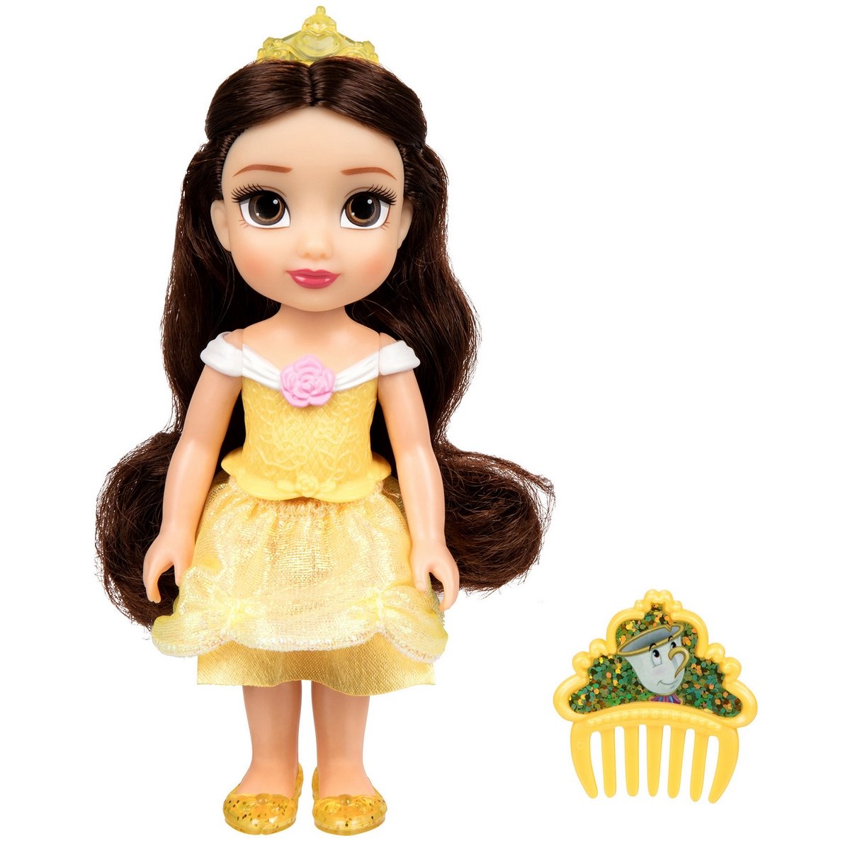 Muñeca 15 Cm Con Peine Princesas De Disney - Bella